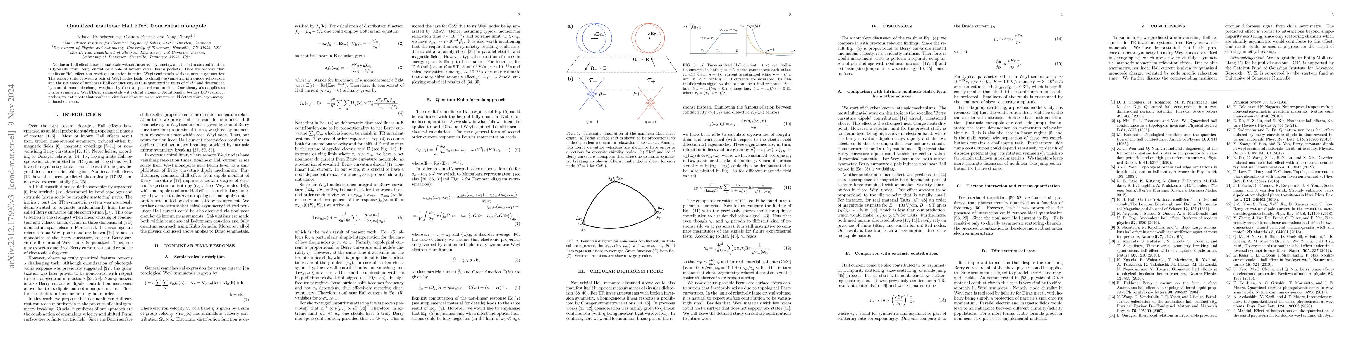 Thumbnail for Quantized monopole nonlinear Hall current from chiral asymmetry