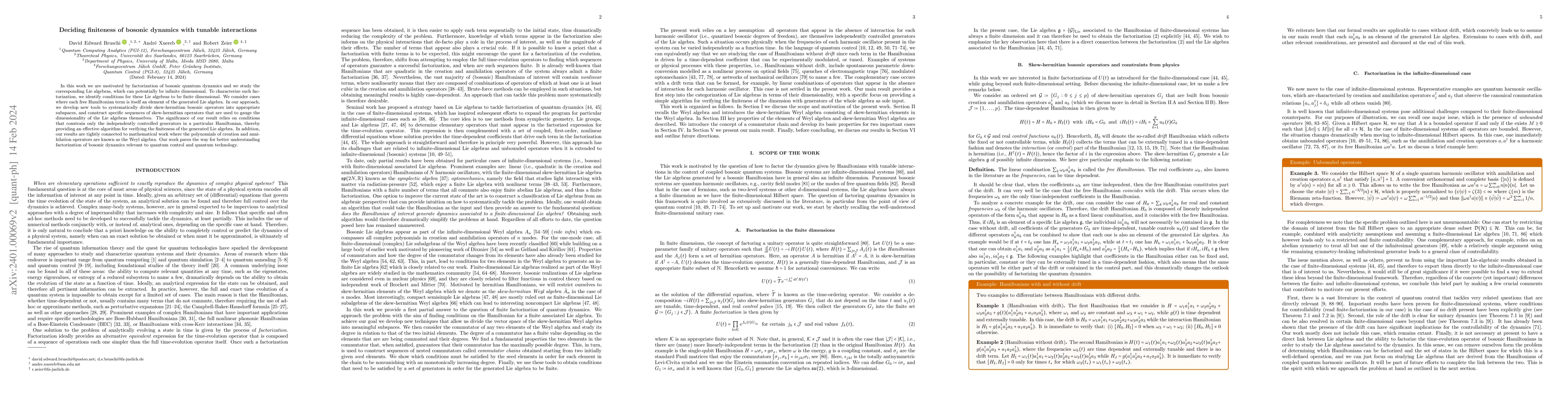 Thumbnail for Deciding finiteness of bosonic dynamics with tunable interactions
