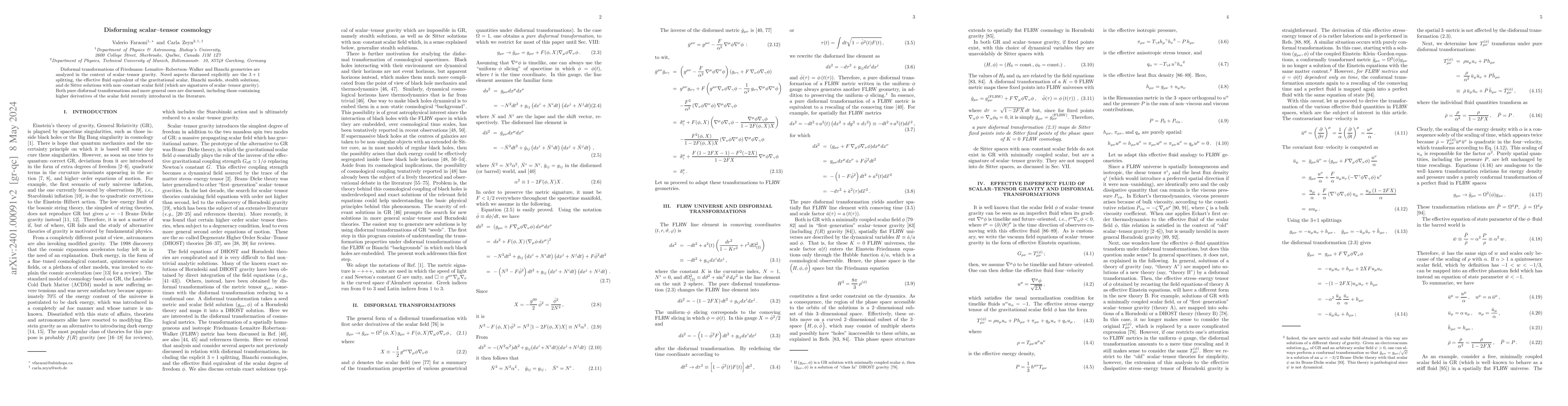 Thumbnail for Disforming scalar-tensor cosmology