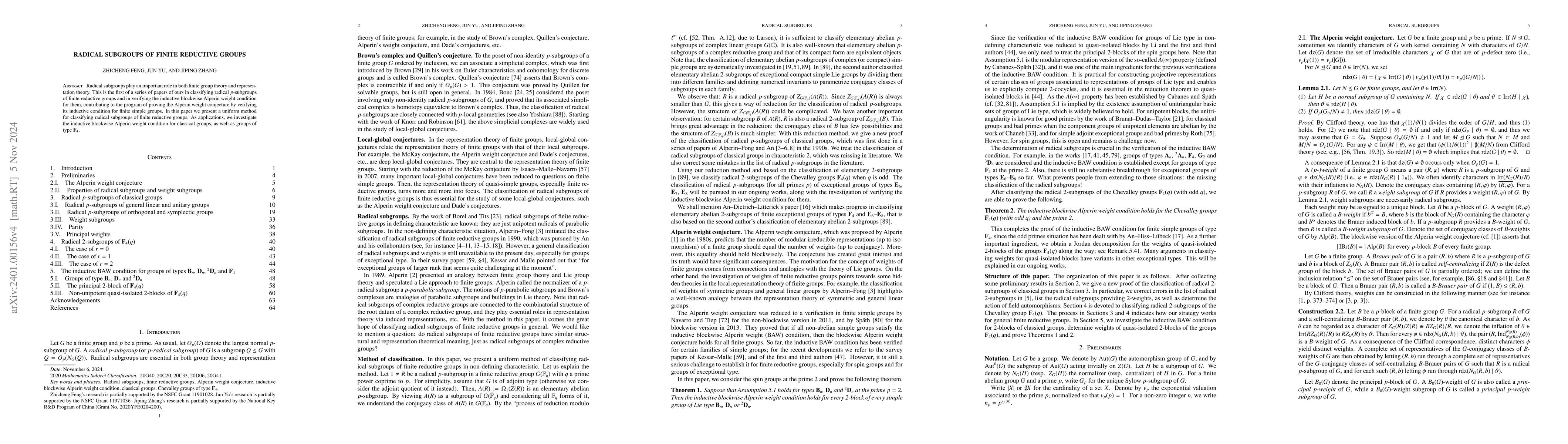 Thumbnail for Radical subgroups of finite reductive groups