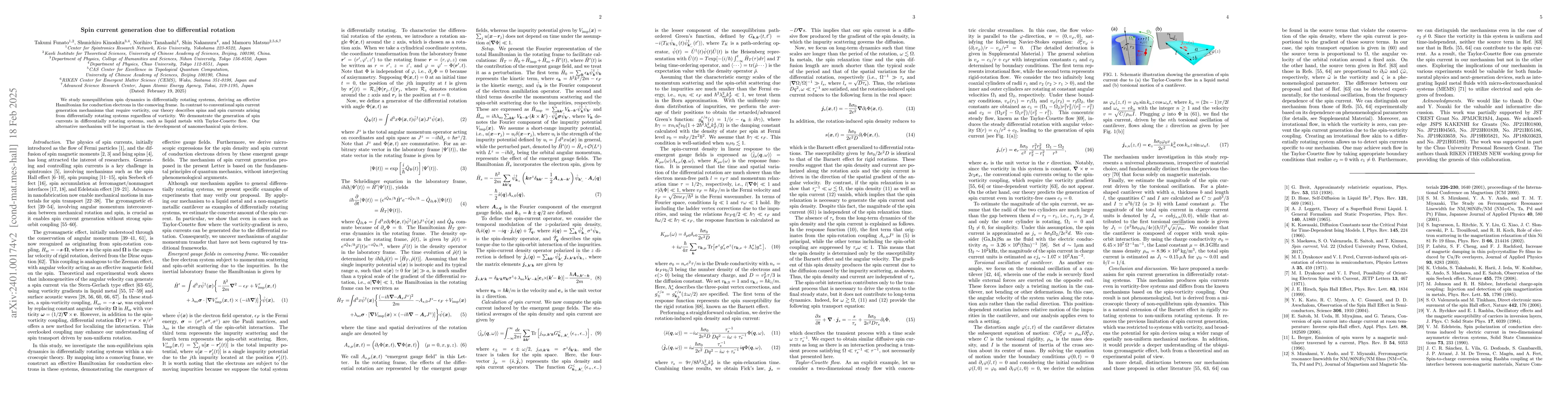 Thumbnail for Spin current generation due to differential rotation