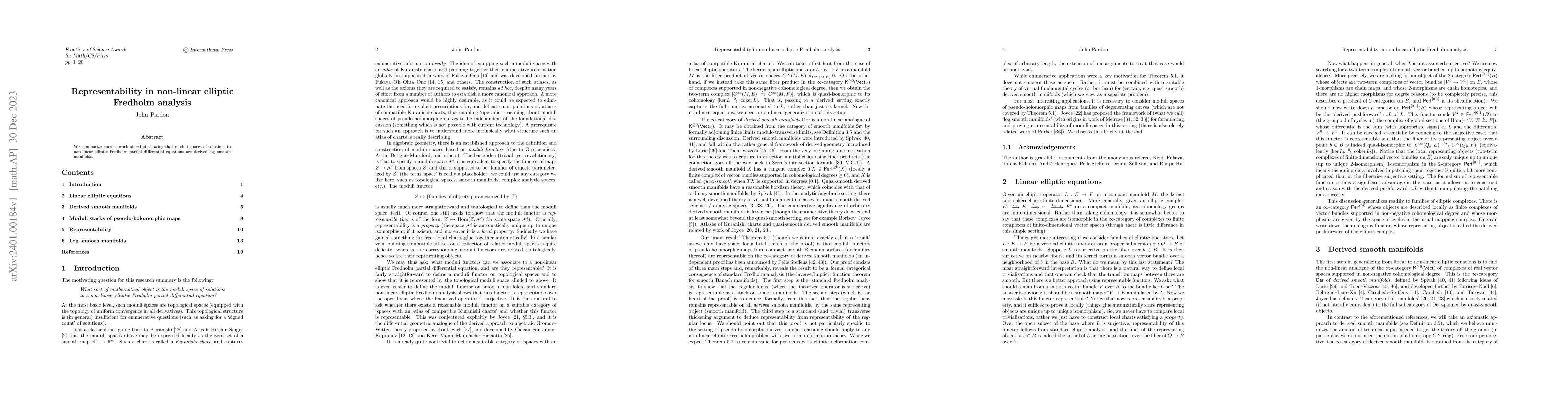 Thumbnail for Representability in non-linear elliptic Fredholm analysis