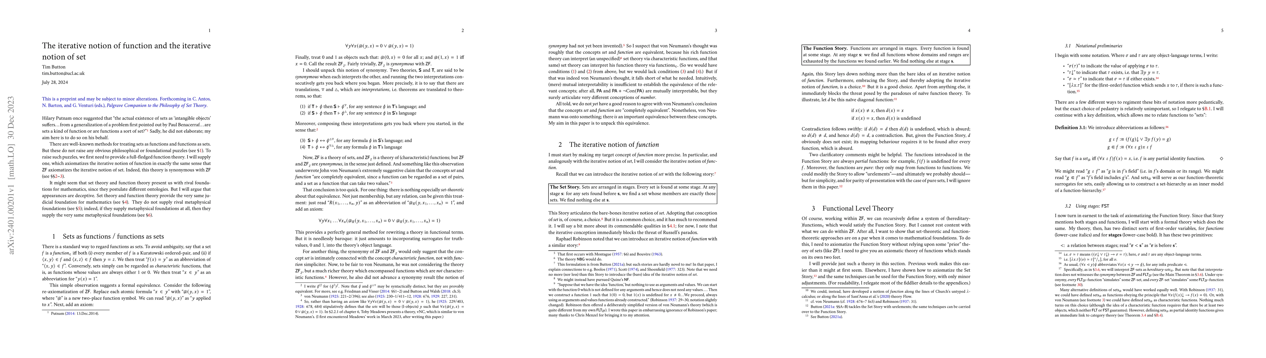 Thumbnail for The iterative conception of function and the iterative conception of set