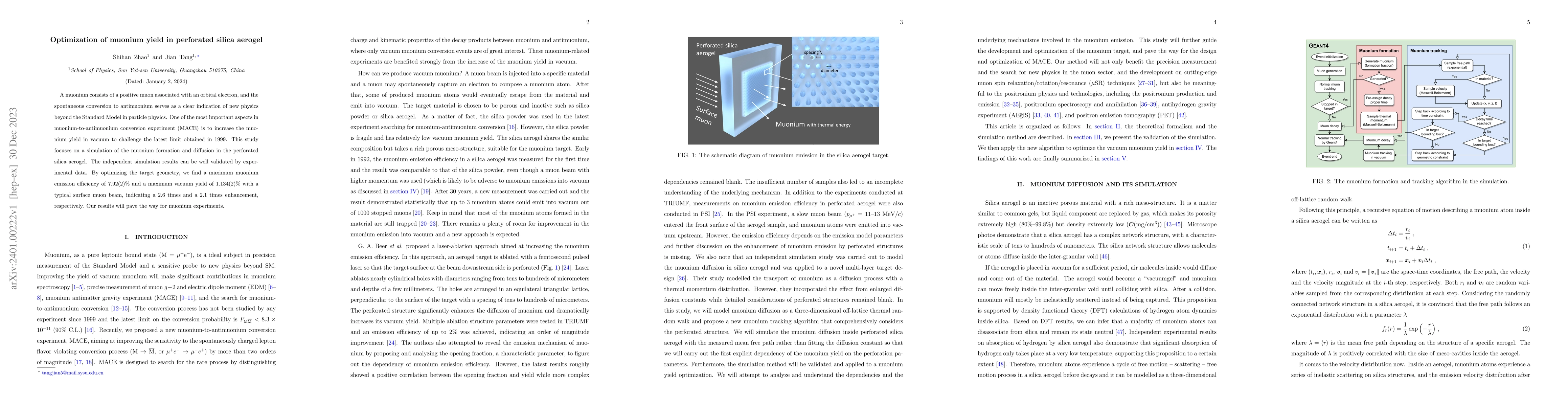 Thumbnail for Optimization of muonium yield in perforated silica aerogel