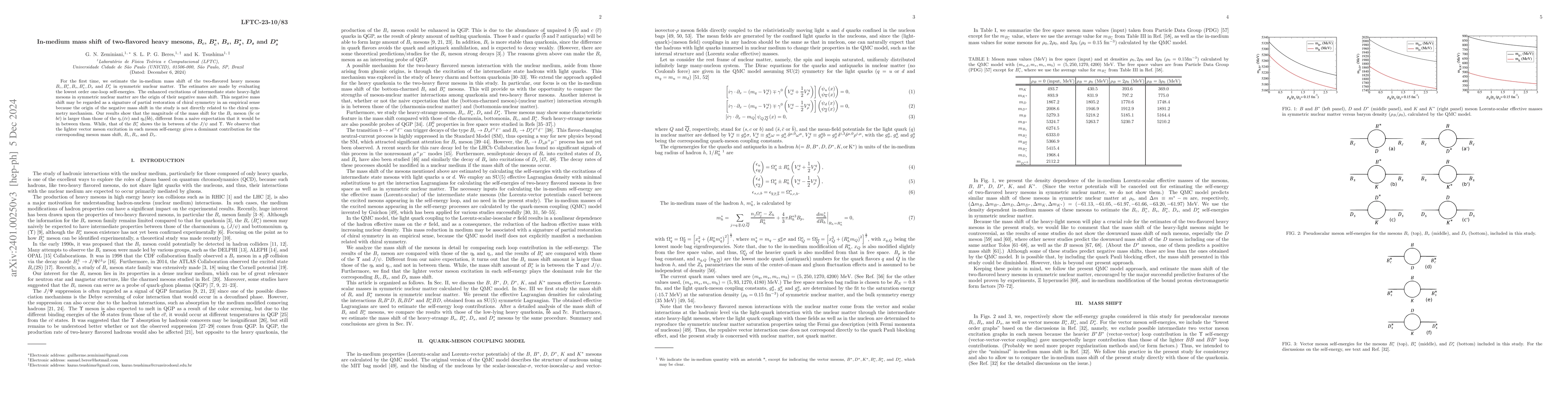 Thumbnail for In-medium mass shift of two-flavored heavy mesons, $B_c$, $B^*_c$,
  $B_s$, $B^*_s$, $D_s$ and $D^*_s$