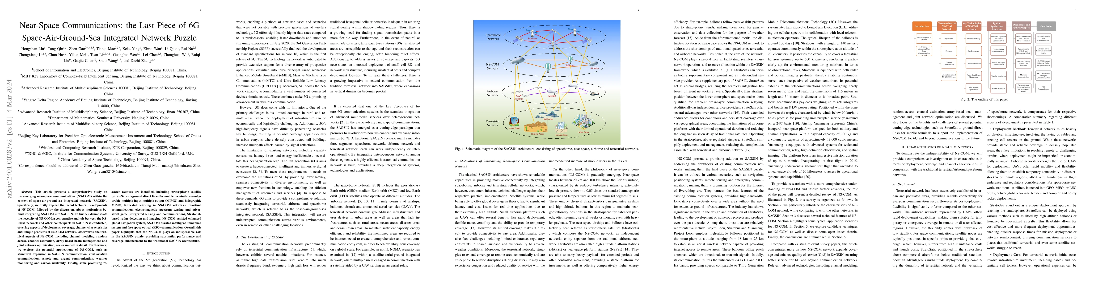 Thumbnail for Near-Space Communications: the Last Piece of 6G Space-Air-Ground-Sea
  Integrated Network Puzzle