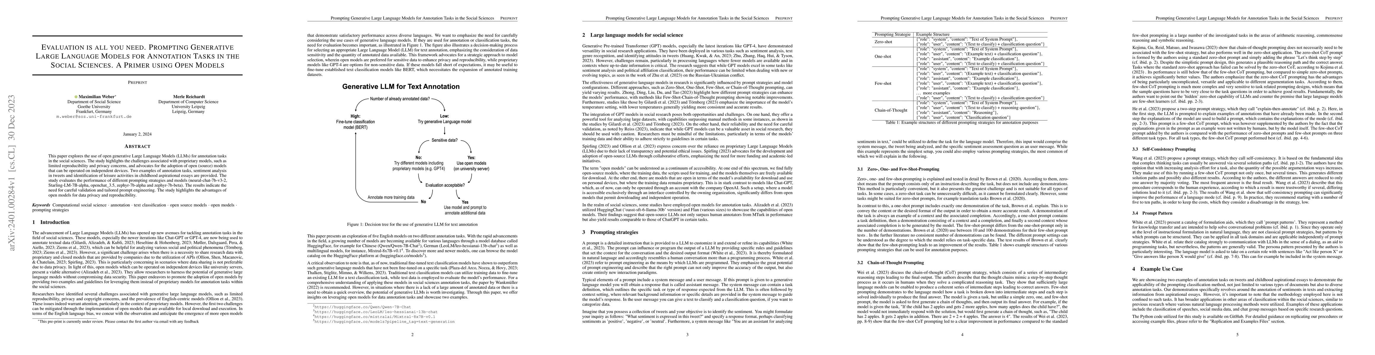 Thumbnail for Evaluation is all you need. Prompting Generative Large Language Models
  for Annotation Tasks in the Social Sciences. A Primer using Open Models
