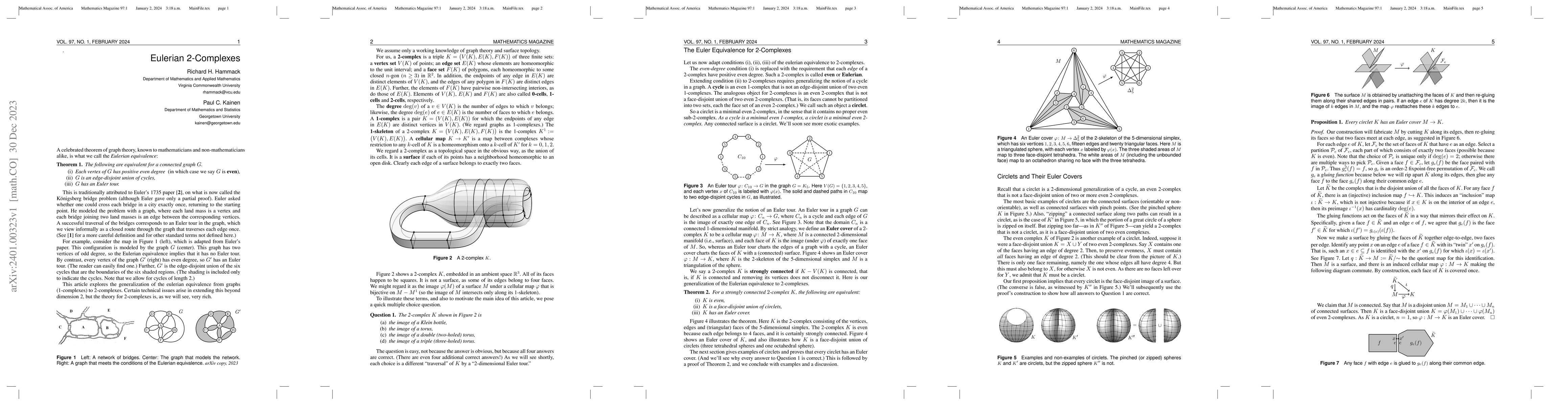 Thumbnail for Eulerian 2-Complexes