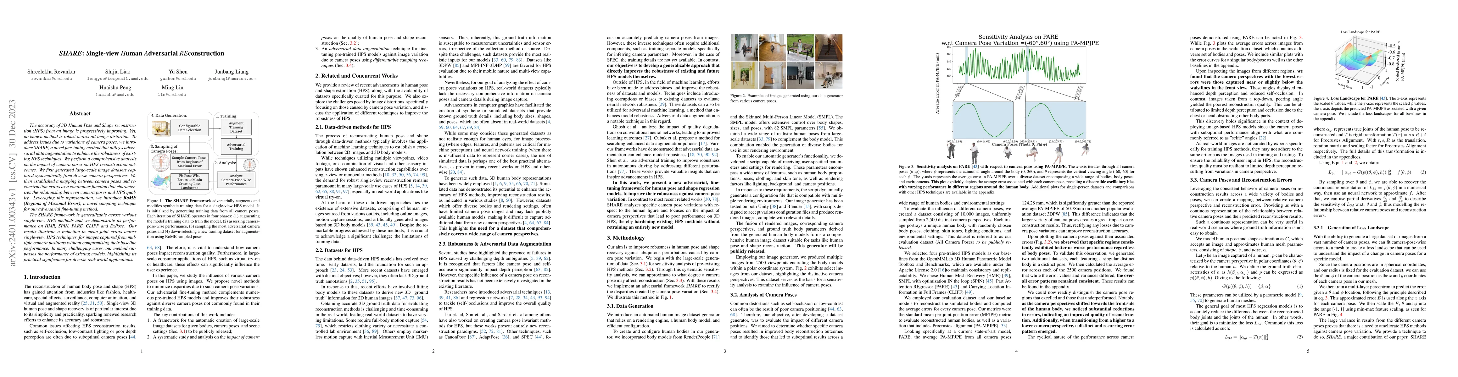 Thumbnail for SHARE: Single-view Human Adversarial REconstruction