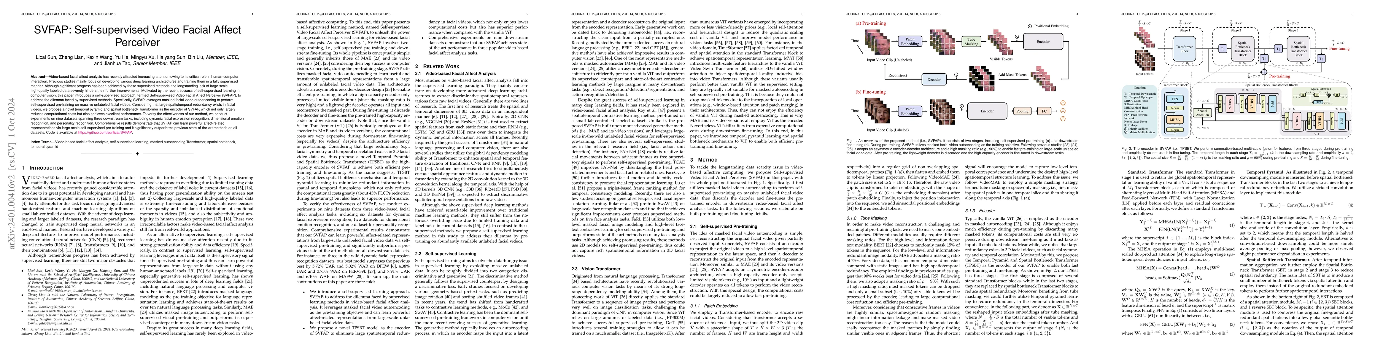 Thumbnail for SVFAP: Self-supervised Video Facial Affect Perceiver