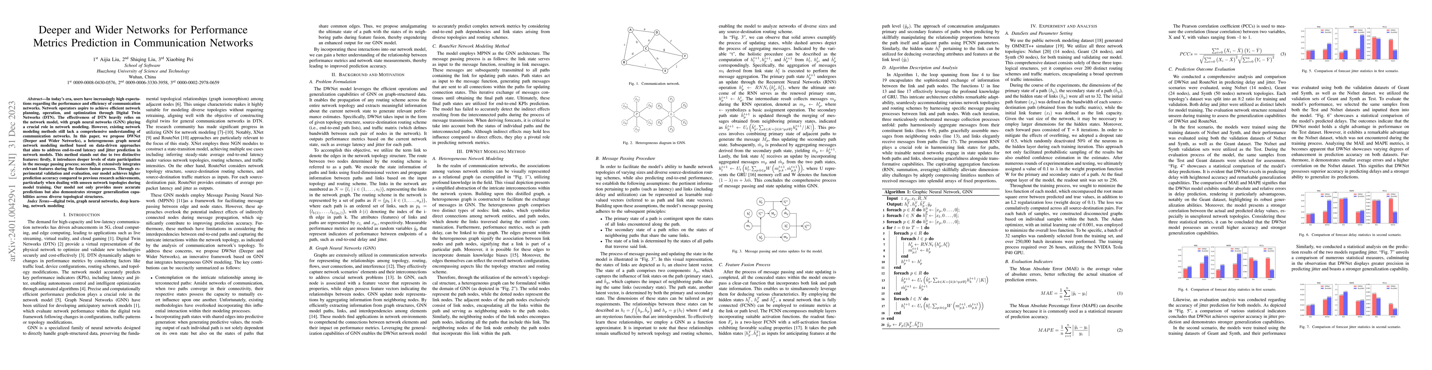 Thumbnail for Deeper and Wider Networks for Performance Metrics Prediction in
  Communication Networks
