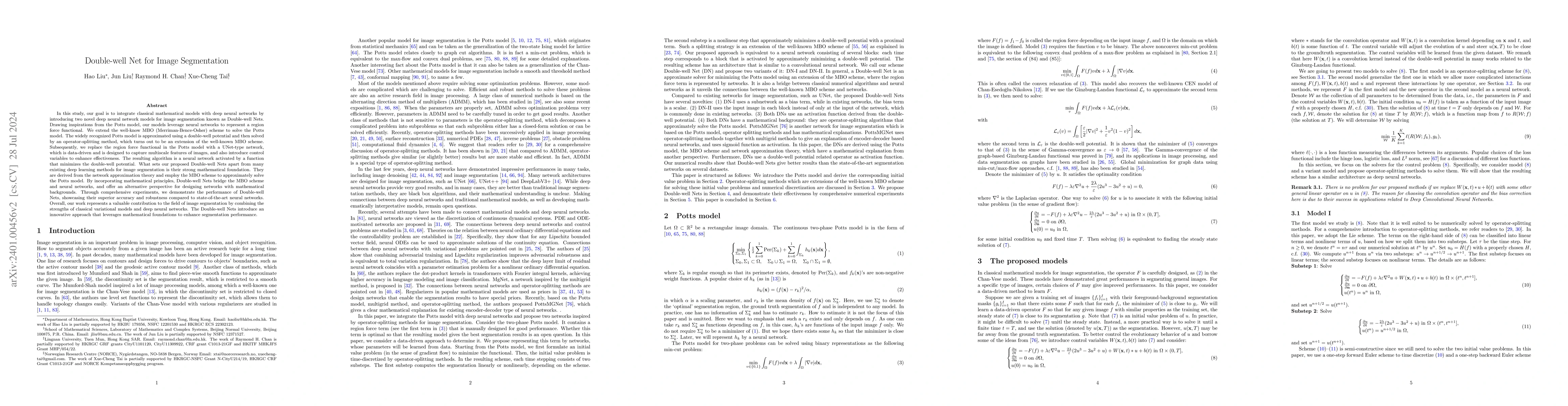 Thumbnail for Double-well Net for Image Segmentation