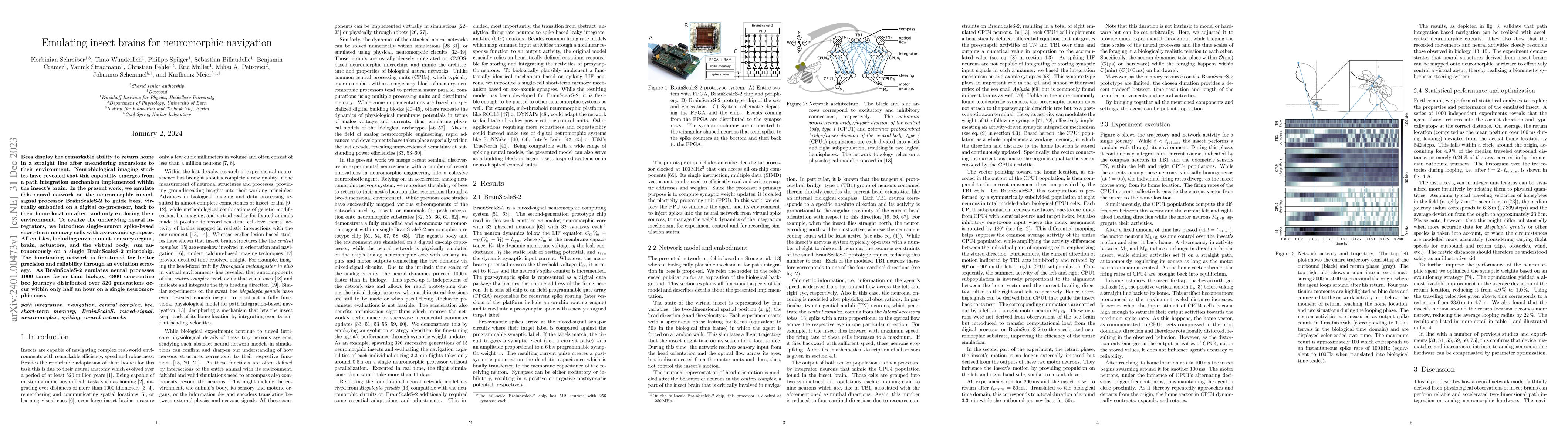 Thumbnail for Emulating insect brains for neuromorphic navigation