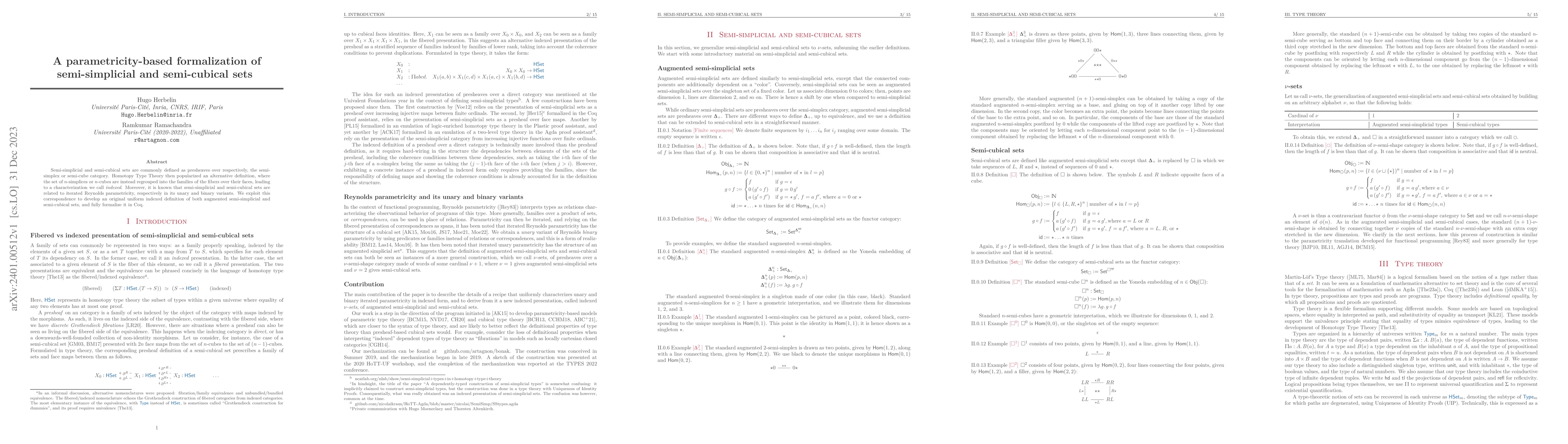 Thumbnail for A parametricity-based formalization of semi-simplicial and semi-cubical
  sets