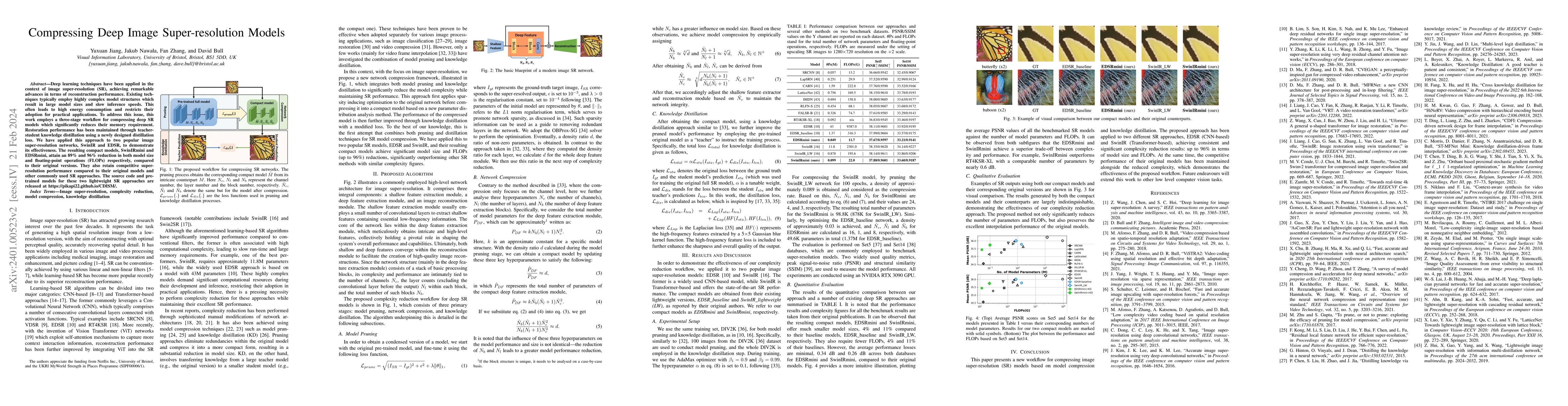 Thumbnail for Compressing Deep Image Super-resolution Models