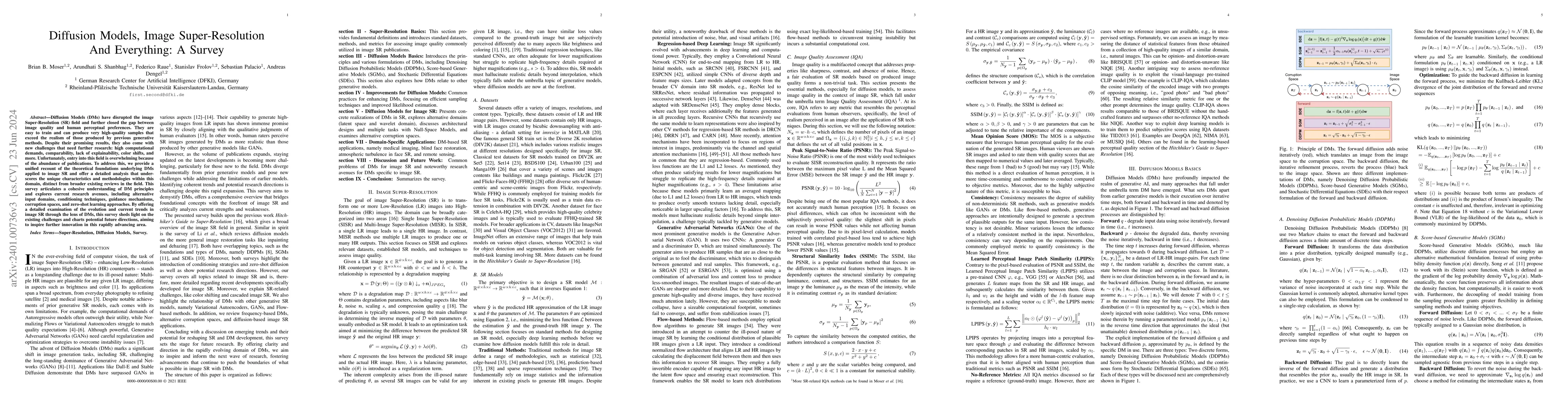 Thumbnail for Diffusion Models, Image Super-Resolution And Everything: A Survey