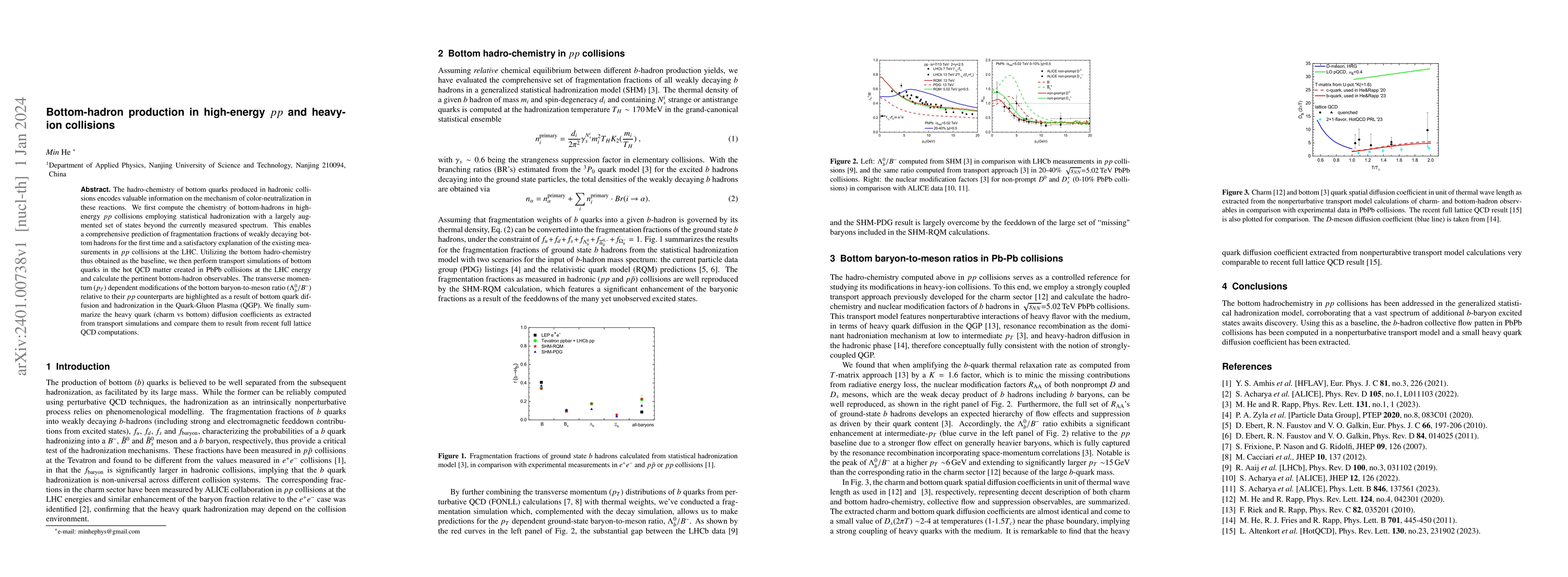 Thumbnail for Bottom-hadron production in high-energy $pp$ and heavy-ion collisions