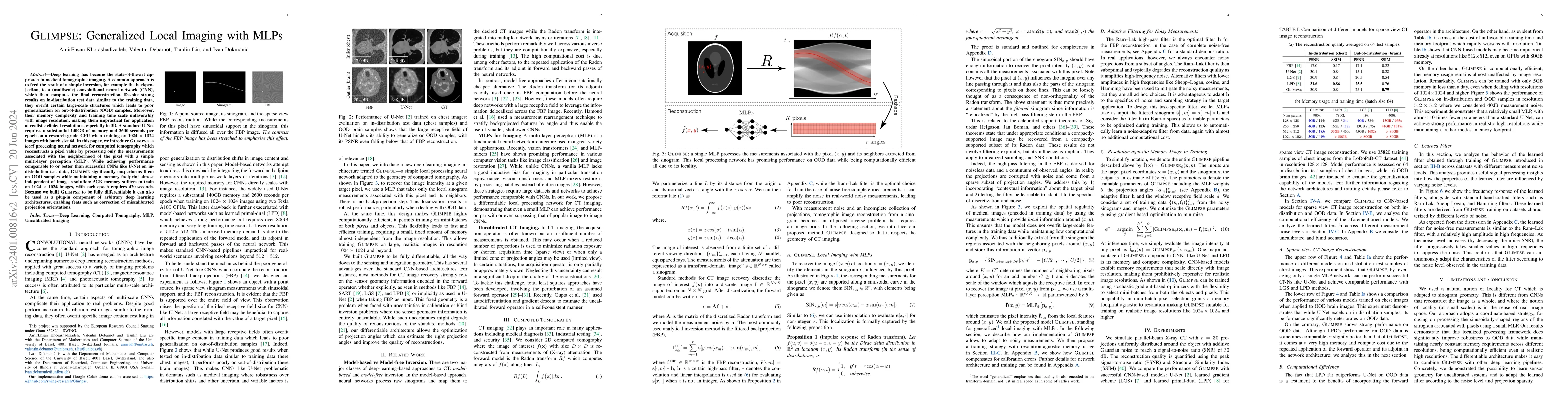 Thumbnail for GLIMPSE: Generalized Local Imaging with MLPs
