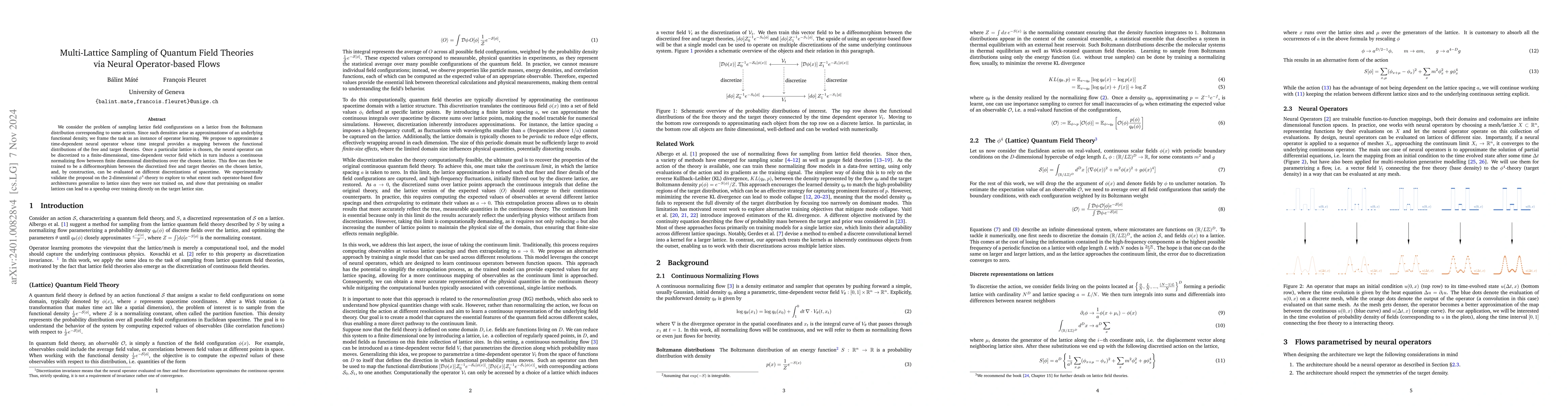 Thumbnail for Multi-Lattice Sampling of Quantum Field Theories via Neural
  Operator-based Flows