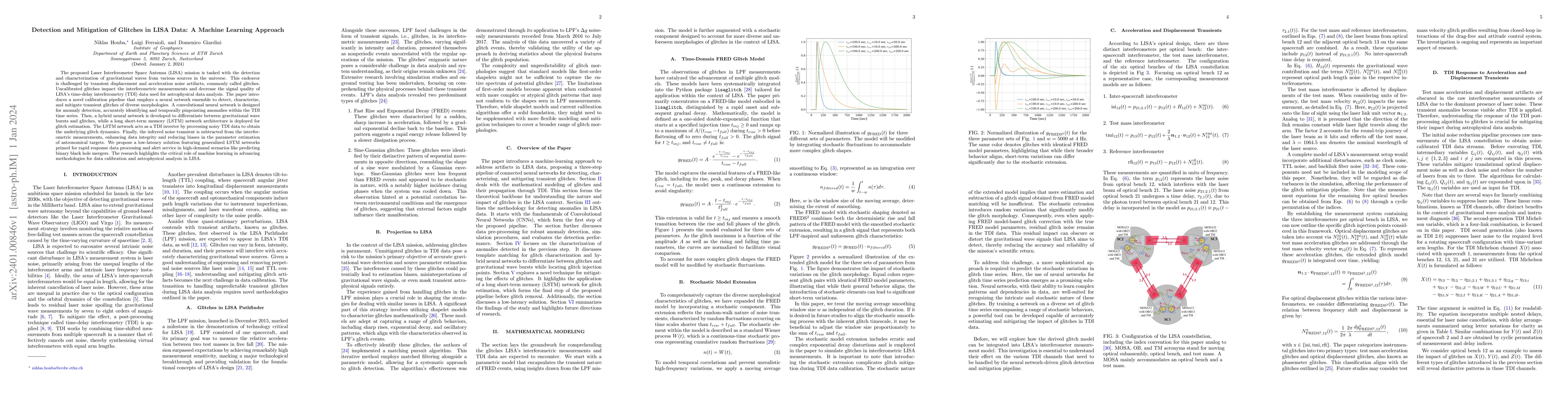 Thumbnail for Detection and Mitigation of Glitches in LISA Data: A Machine Learning
  Approach