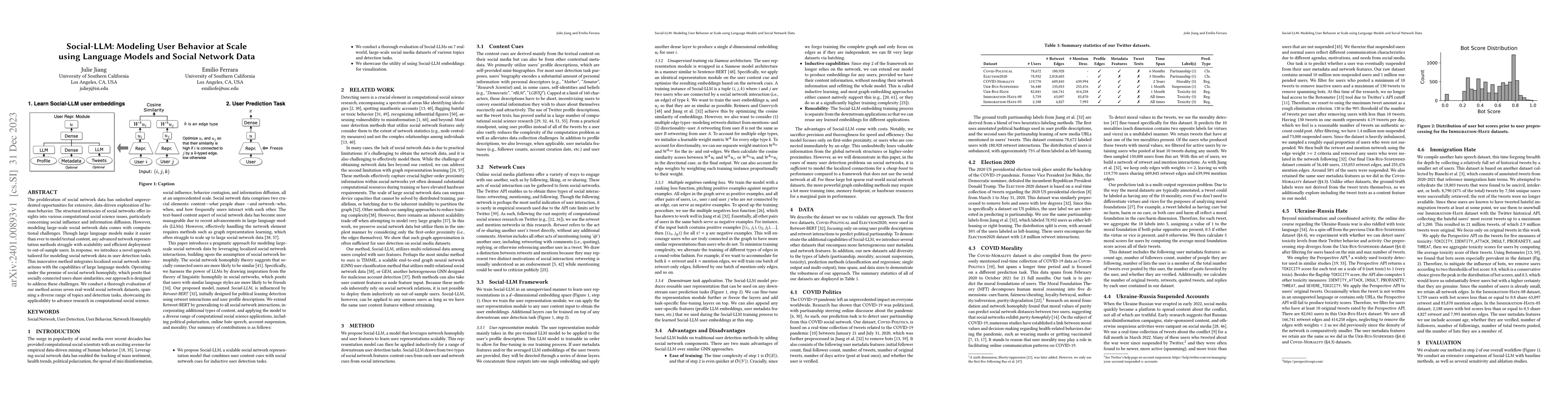 Thumbnail for Social-LLM: Modeling User Behavior at Scale using Language Models and
  Social Network Data
