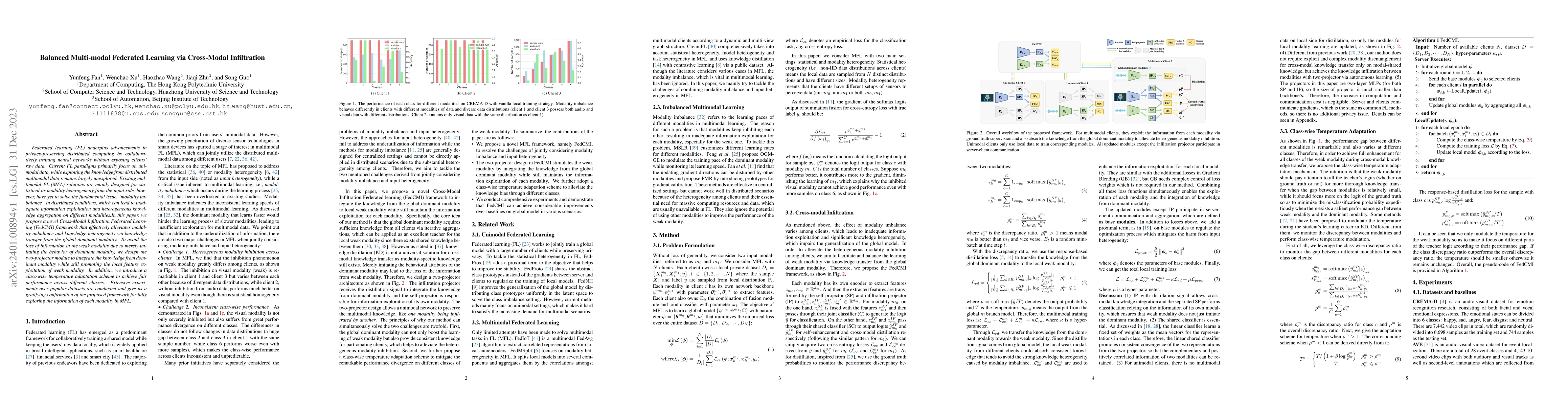 Thumbnail for Balanced Multi-modal Federated Learning via Cross-Modal Infiltration