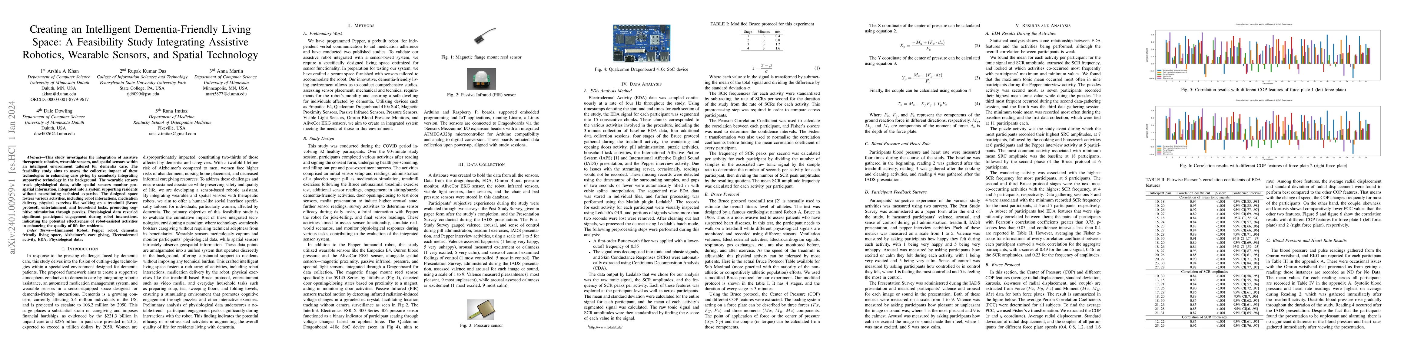 Thumbnail for Creating an Intelligent Dementia-Friendly Living Space: A Feasibility
  Study Integrating Assistive Robotics, Wearable Sensors, and Spatial
  Technology