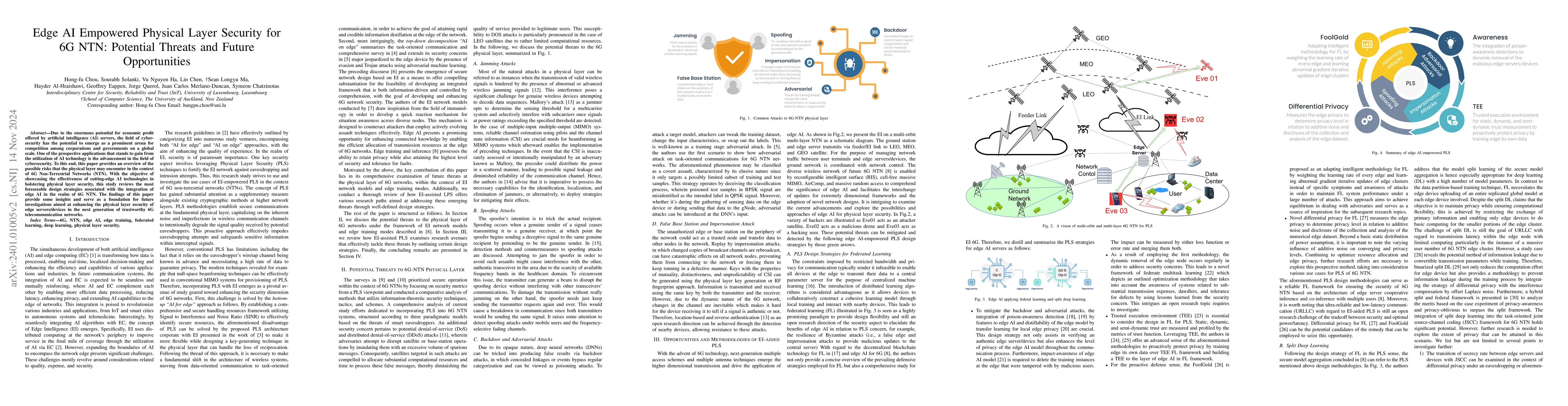 Thumbnail for Edge AI Empowered Physical Layer Security for 6G NTN: Potential Threats
  and Future Opportunities