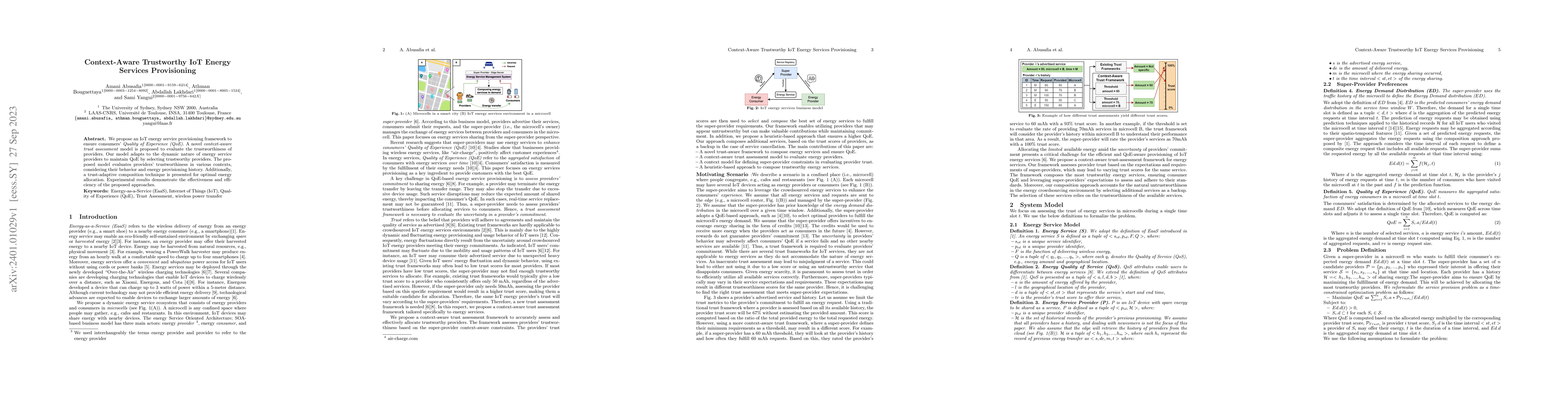 Thumbnail for Context-Aware Trustworthy IoT Energy Services Provisioning