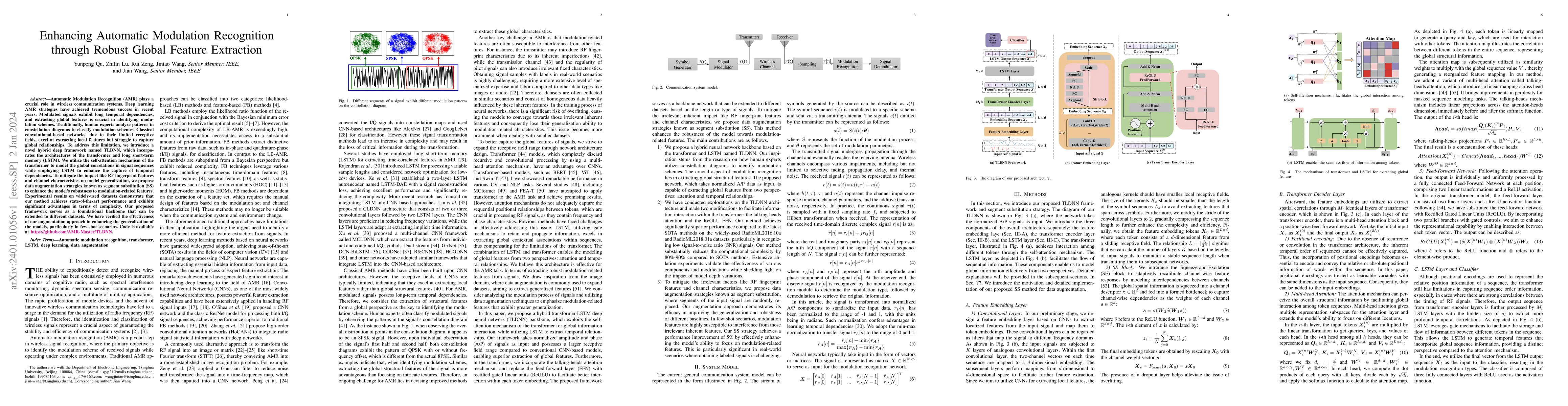 Thumbnail for Enhancing Automatic Modulation Recognition through Robust Global Feature
  Extraction