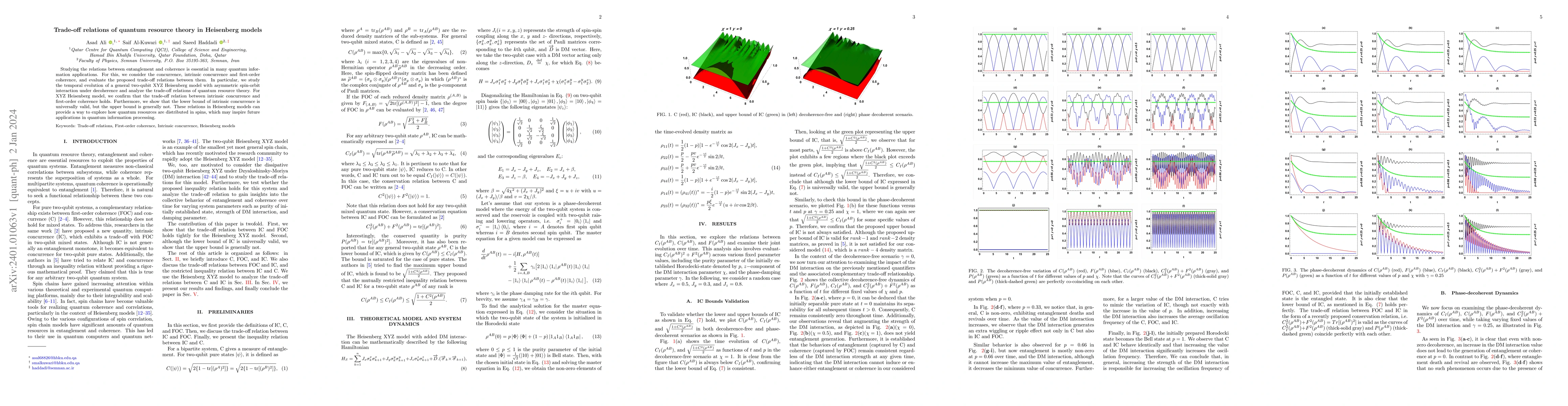 Thumbnail for Trade-off relations of quantum resource theory in Heisenberg models