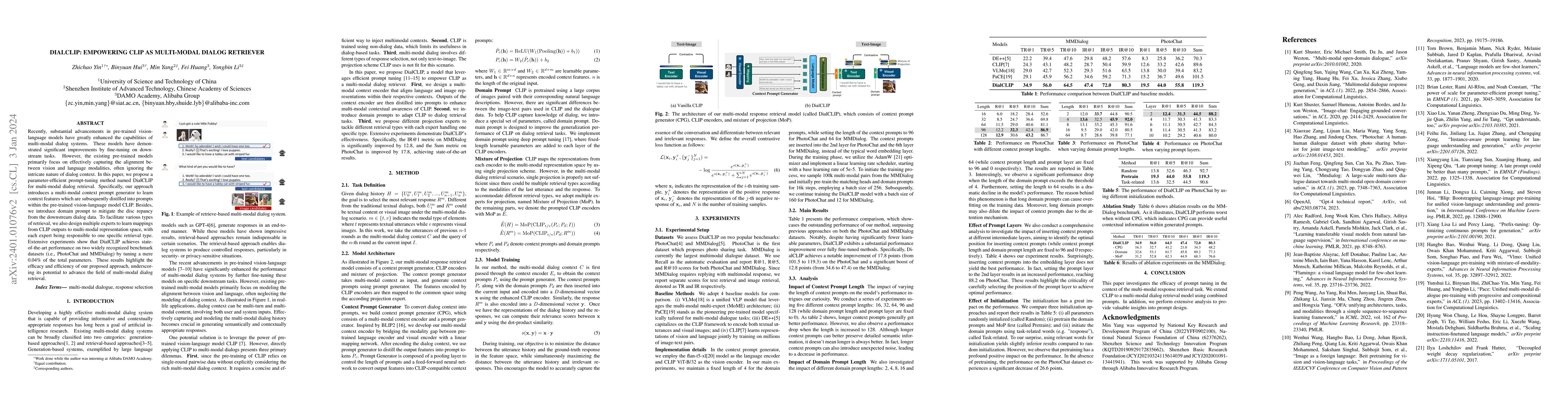 Thumbnail for DialCLIP: Empowering CLIP as Multi-Modal Dialog Retriever