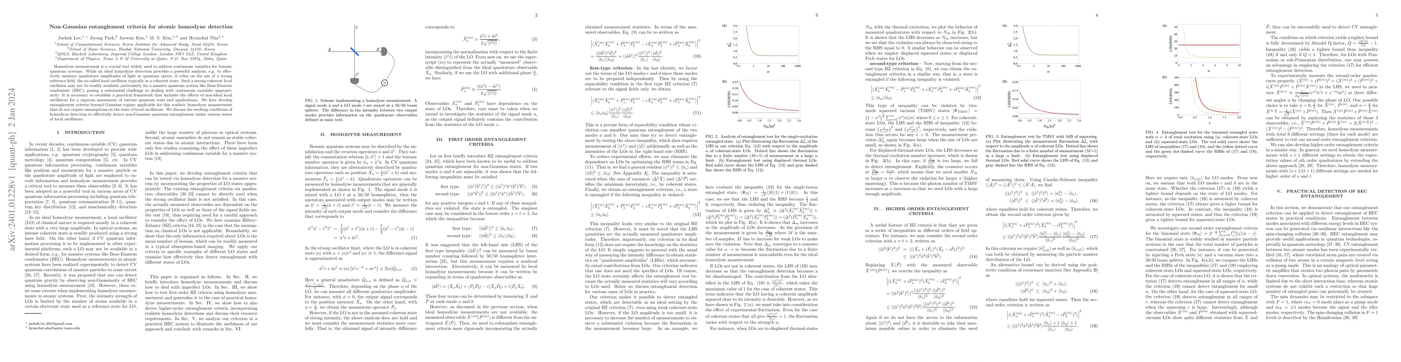 Thumbnail for Non-Gaussian entanglement criteria for atomic homodyne detection
