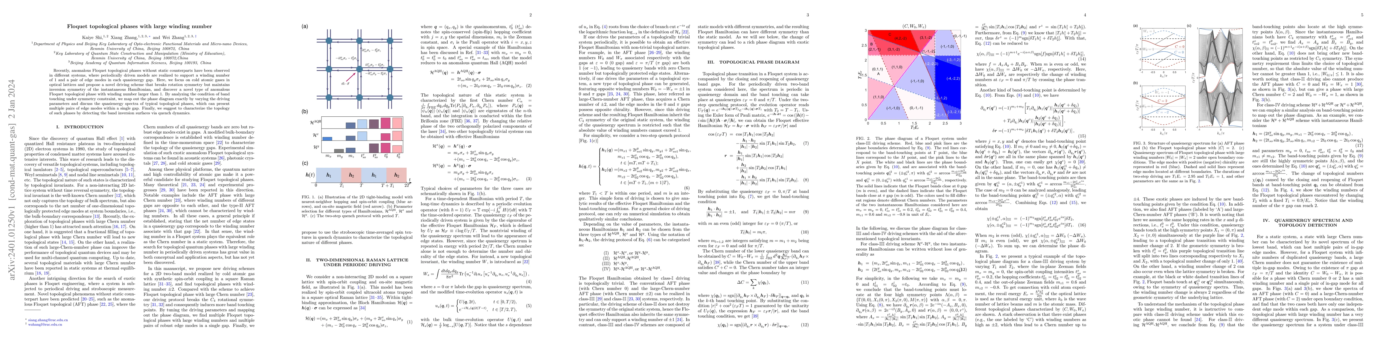 Thumbnail for Floquet topological phases with large winding number