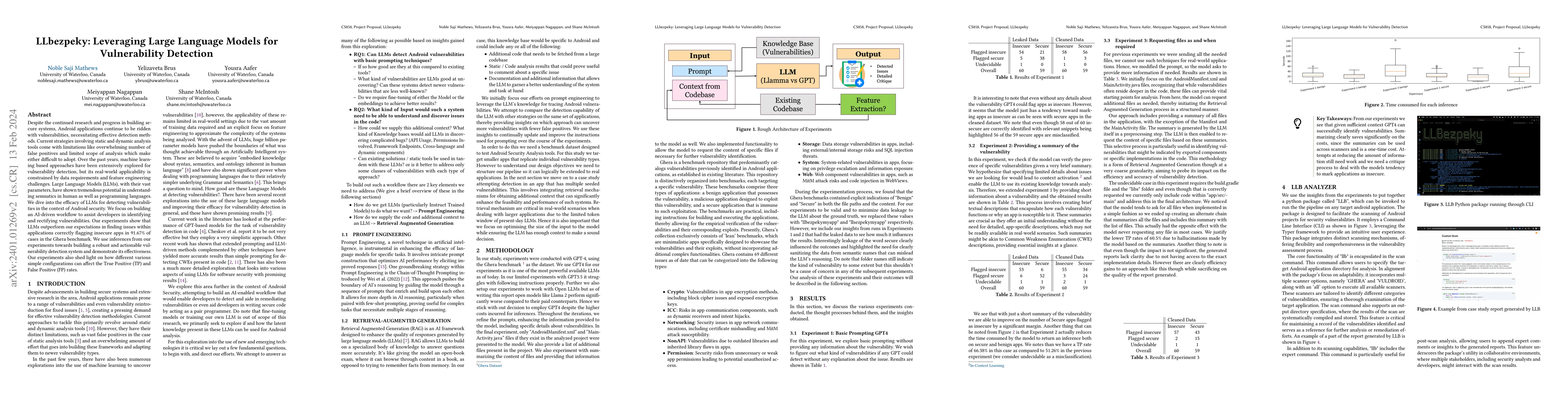Thumbnail for LLbezpeky: Leveraging Large Language Models for Vulnerability Detection