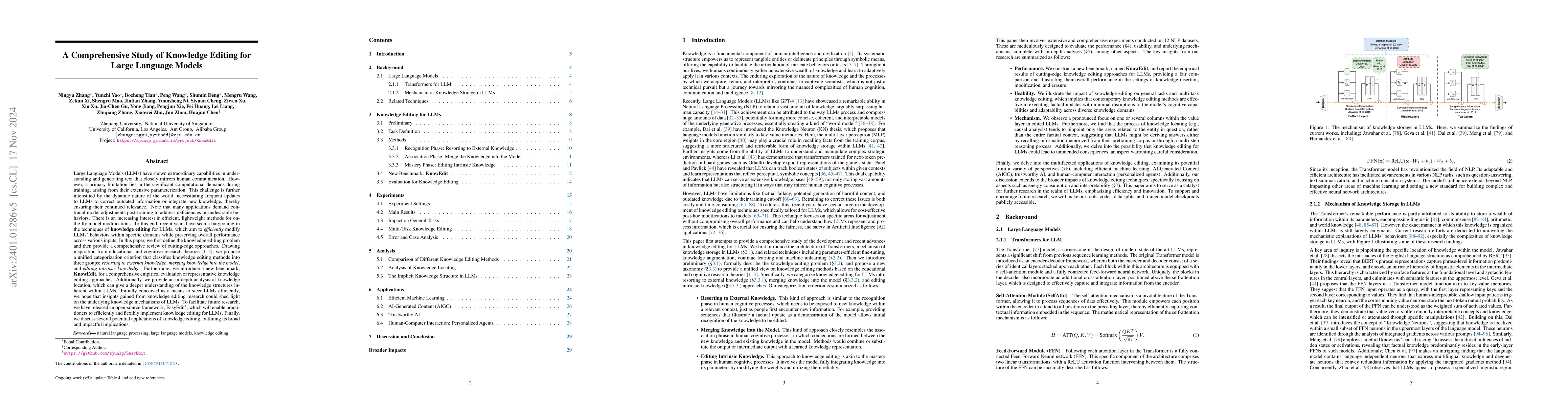 Thumbnail for A Comprehensive Study of Knowledge Editing for Large Language Models