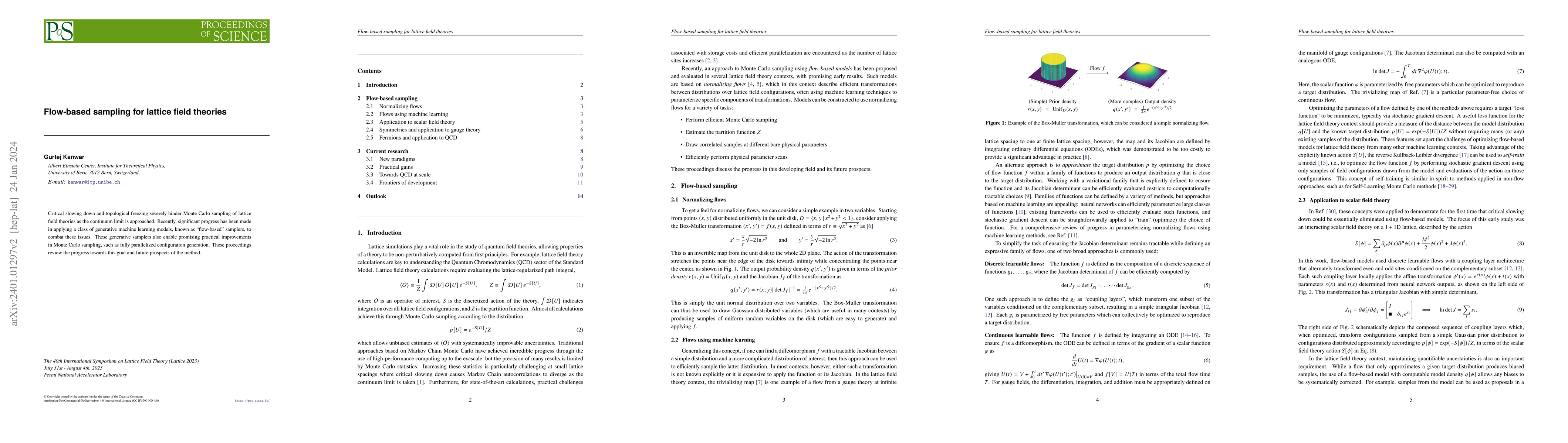 Thumbnail for Flow-based sampling for lattice field theories