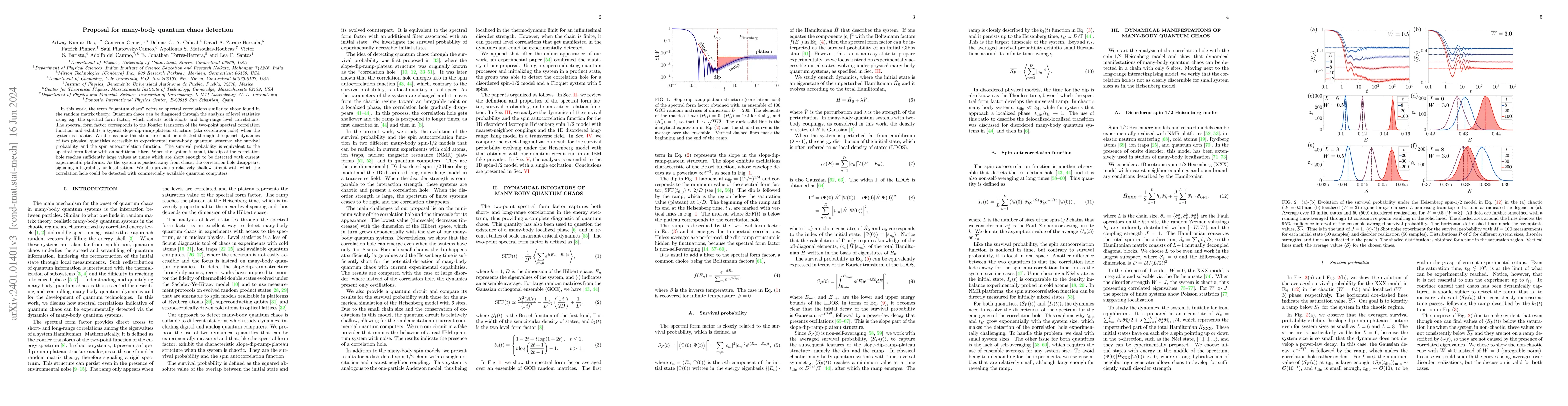 Thumbnail for Proposal for many-body quantum chaos detection