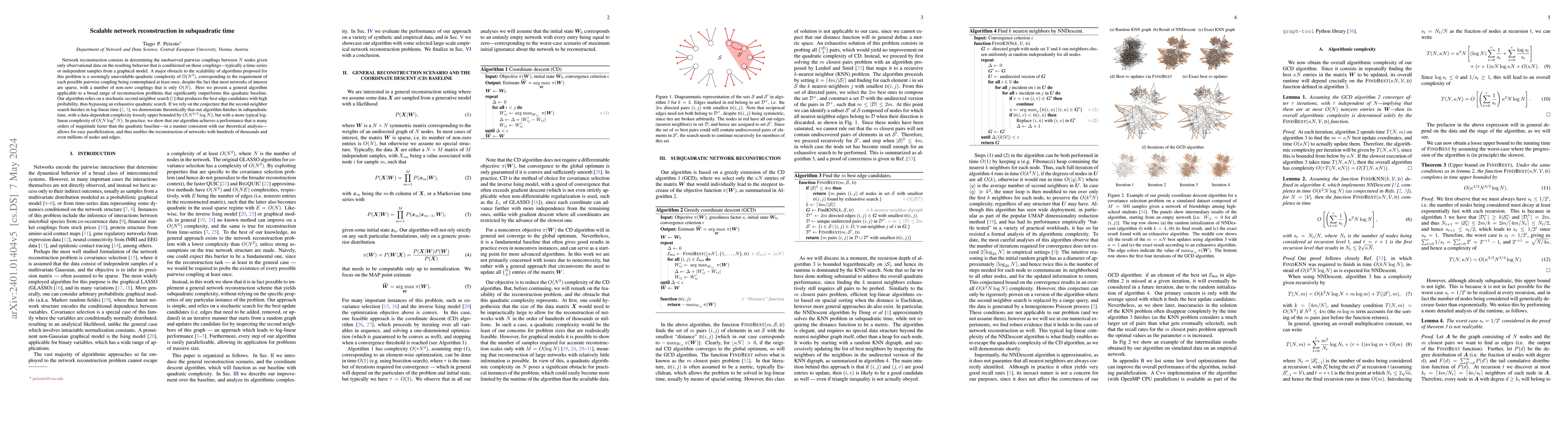 Thumbnail for Scalable network reconstruction in subquadratic time