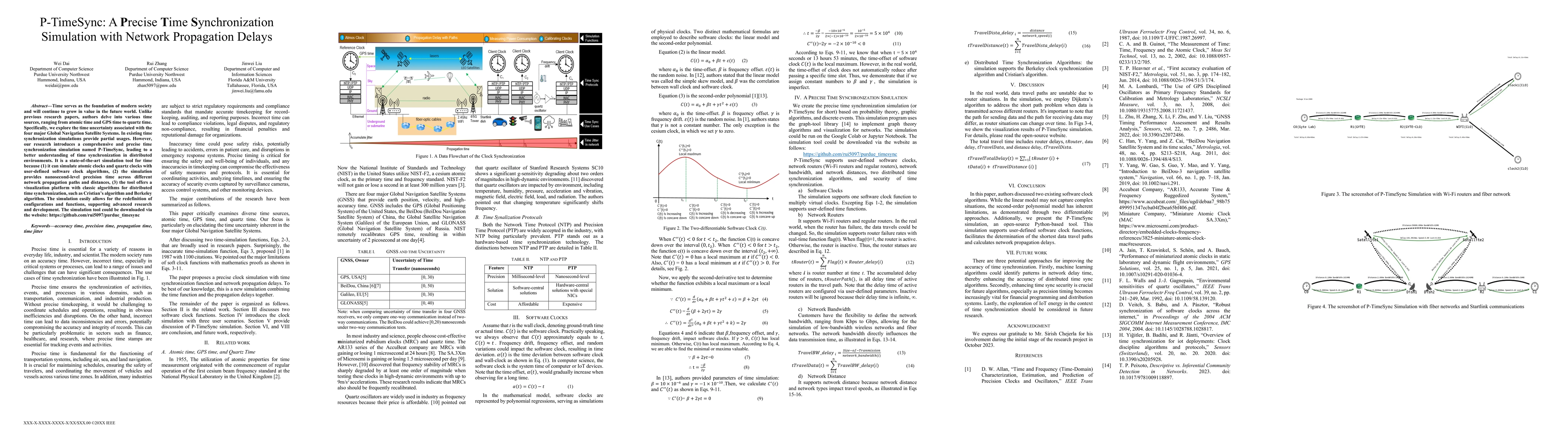 Thumbnail for P-TimeSync: A Precise Time Synchronization Simulation with Network
  Propagation Delays