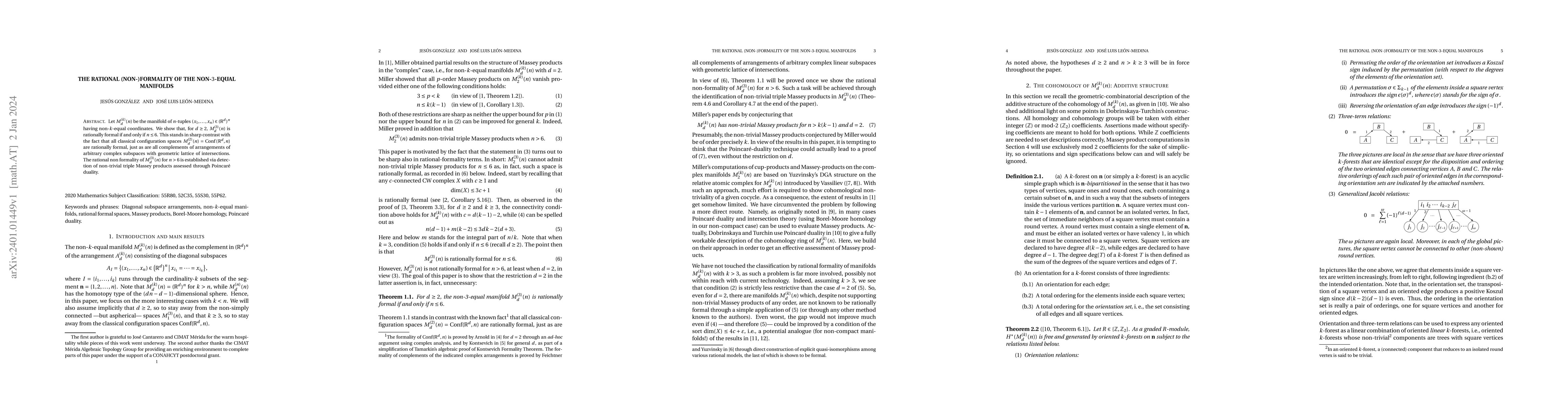 Thumbnail for The rational (non-)formality of the non-3-equal manifolds