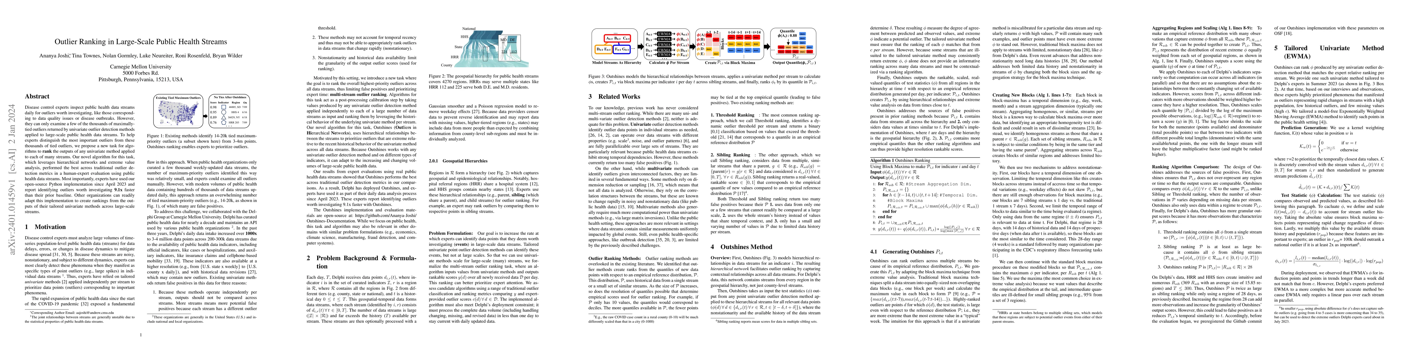 Thumbnail for Outlier Ranking in Large-Scale Public Health Streams