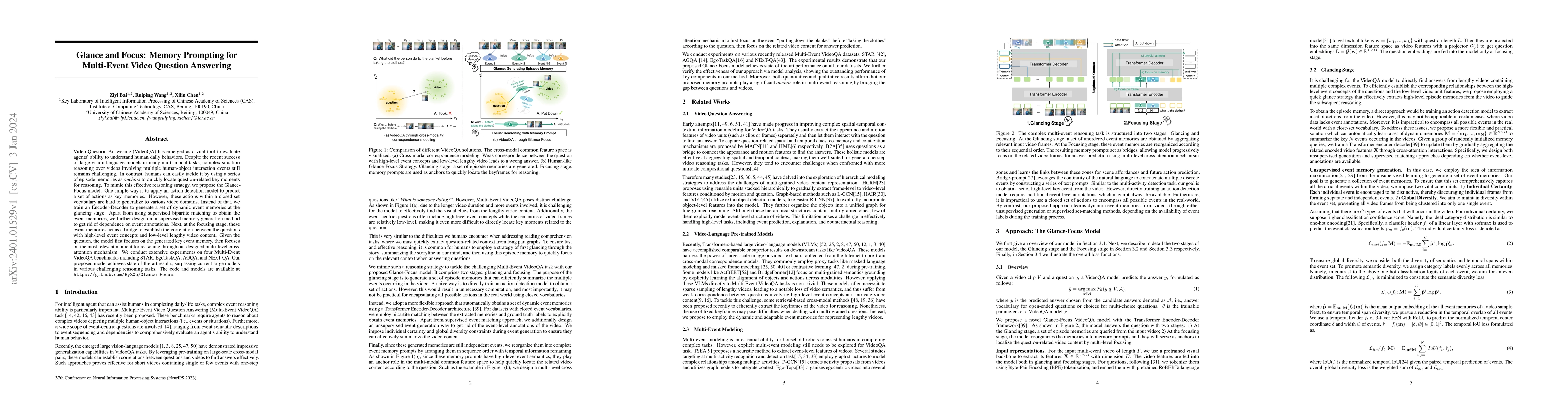 Thumbnail for Glance and Focus: Memory Prompting for Multi-Event Video Question
  Answering