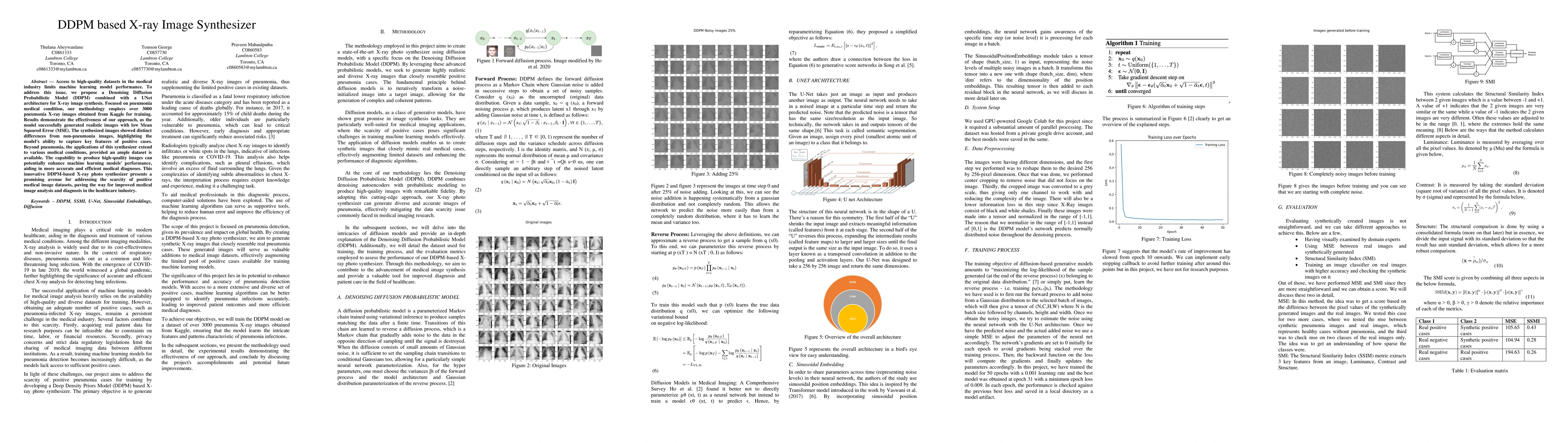 Thumbnail for DDPM based X-ray Image Synthesizer