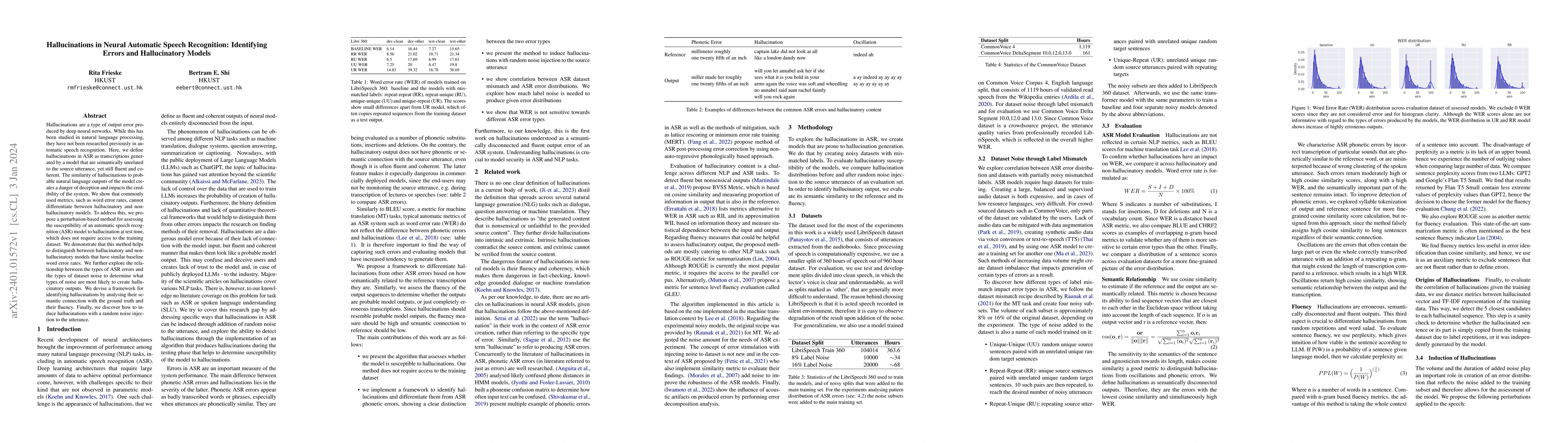 Thumbnail for Hallucinations in Neural Automatic Speech Recognition: Identifying
  Errors and Hallucinatory Models