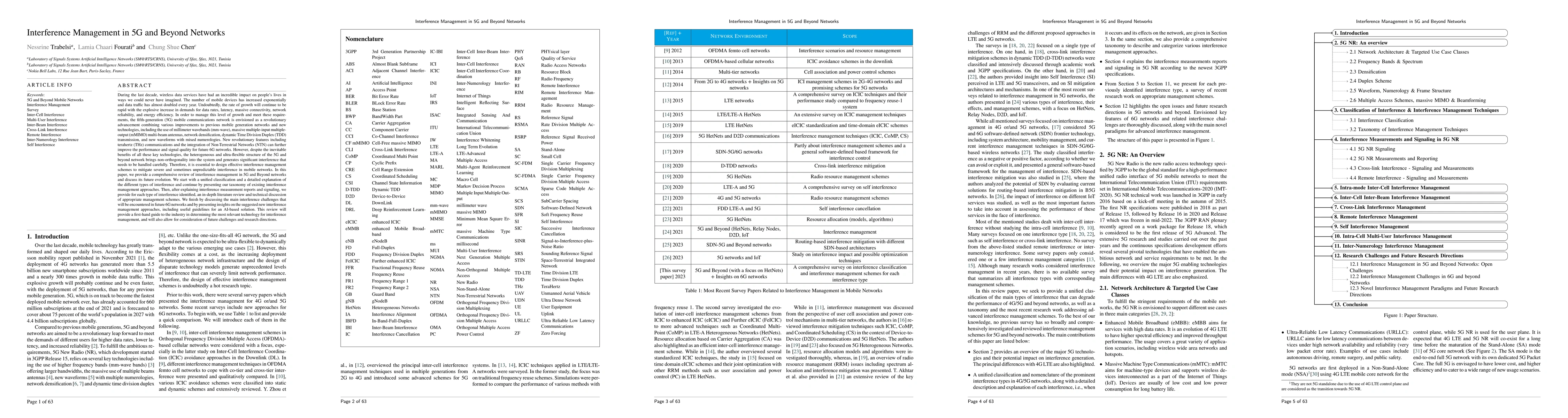 Thumbnail for Interference Management in 5G and Beyond Networks