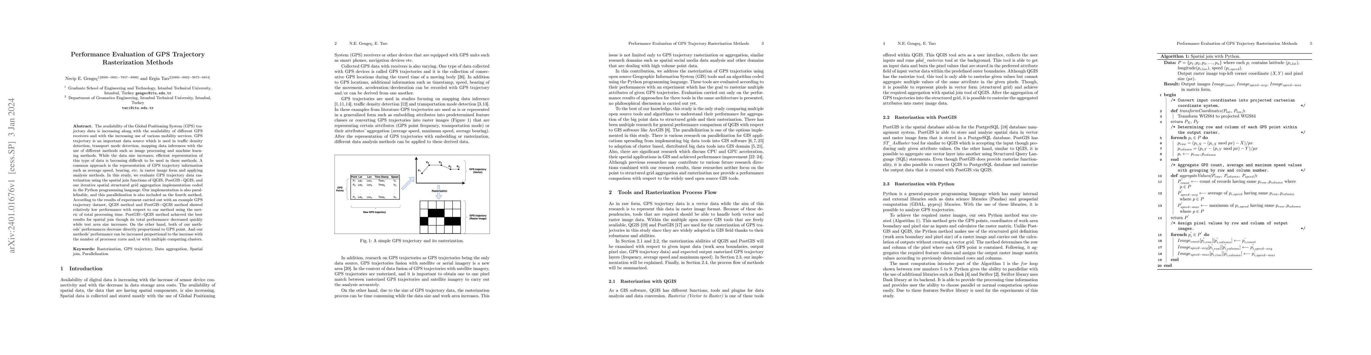 Thumbnail for Performance Evaluation of GPS Trajectory Rasterization Methods