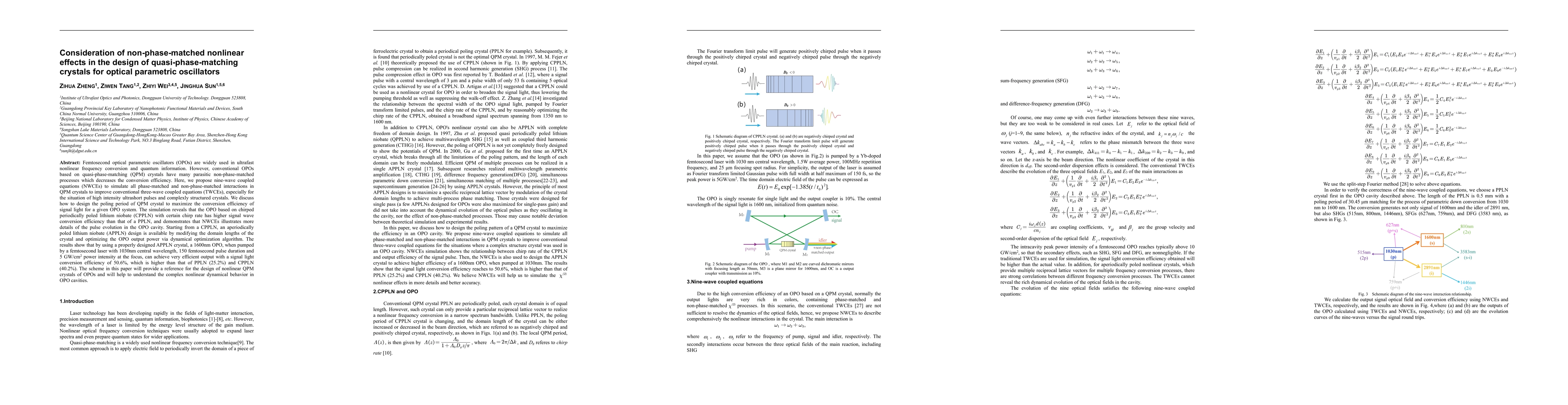 Thumbnail for Consideration of non-phase-matched nonlinear effects in the design of
  quasi-phase-matching crystals for optical parametric oscillators