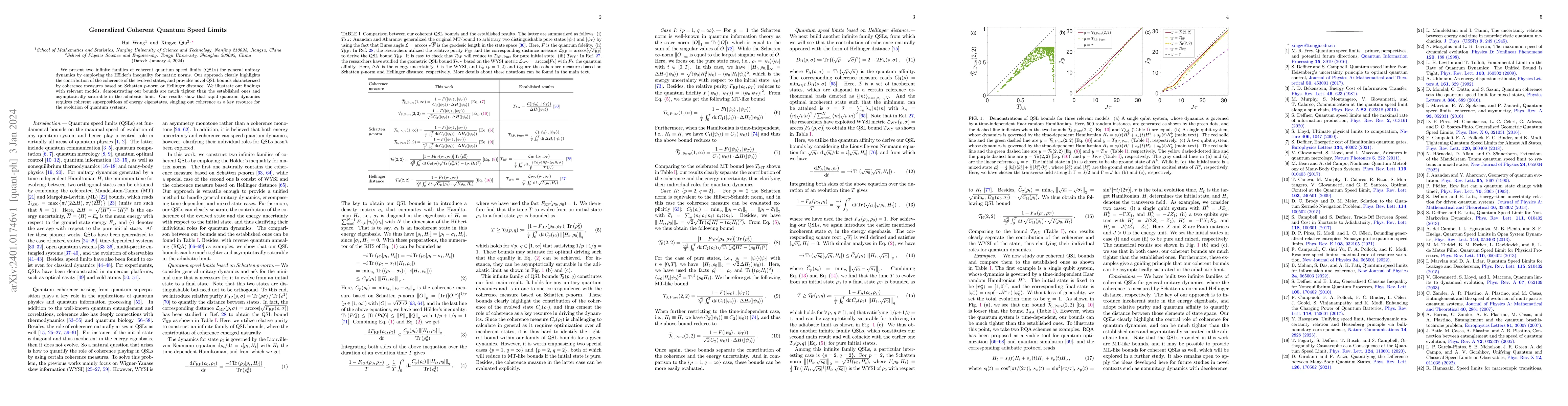 Thumbnail for Generalized Coherent Quantum Speed Limits