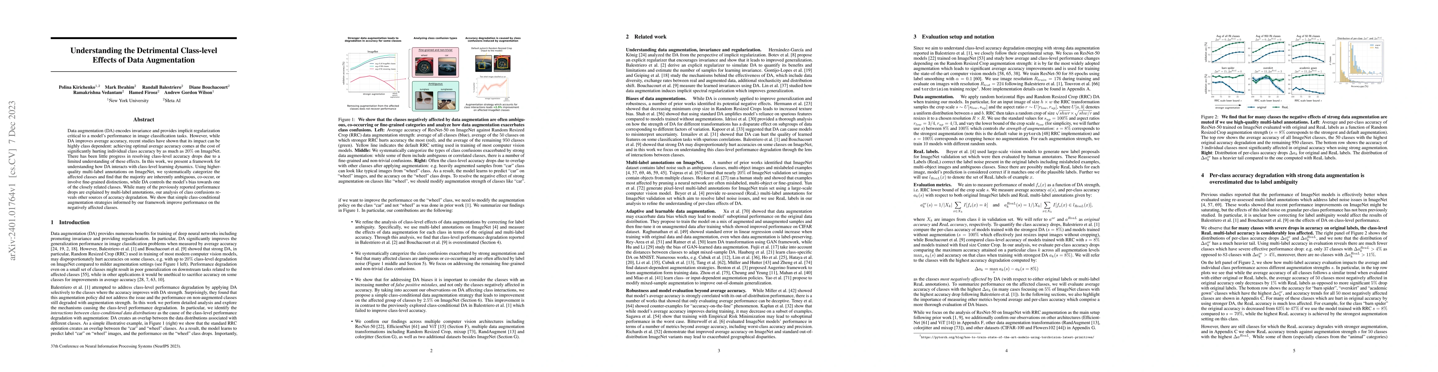 Thumbnail for Understanding the Detrimental Class-level Effects of Data Augmentation